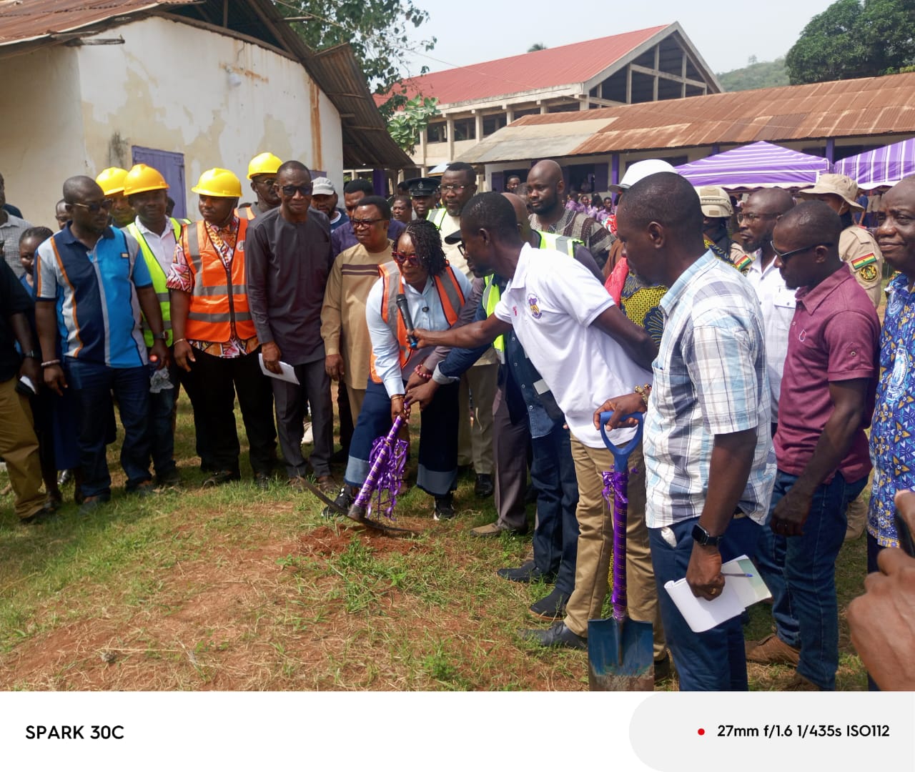 Sod-Cutting Ceremony Held for Modern Assembly Hall at Akro SHS