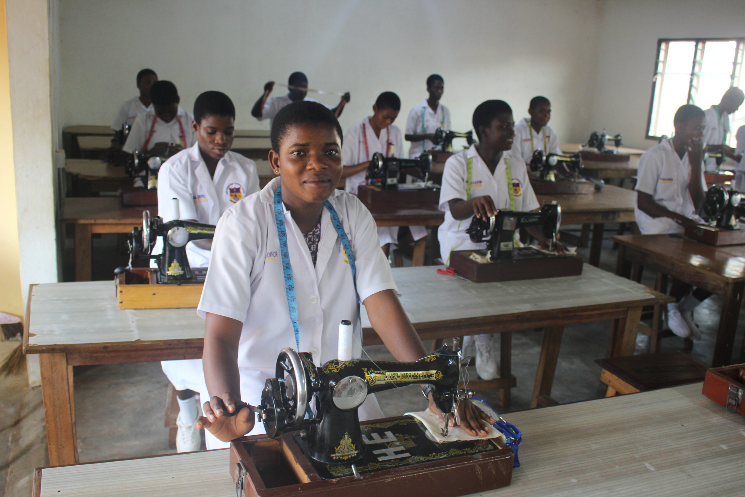 Students in practical activities