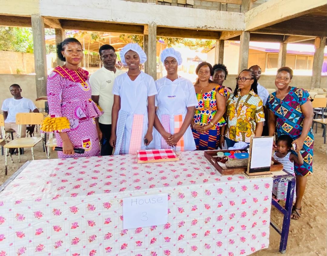Students and staff during an event